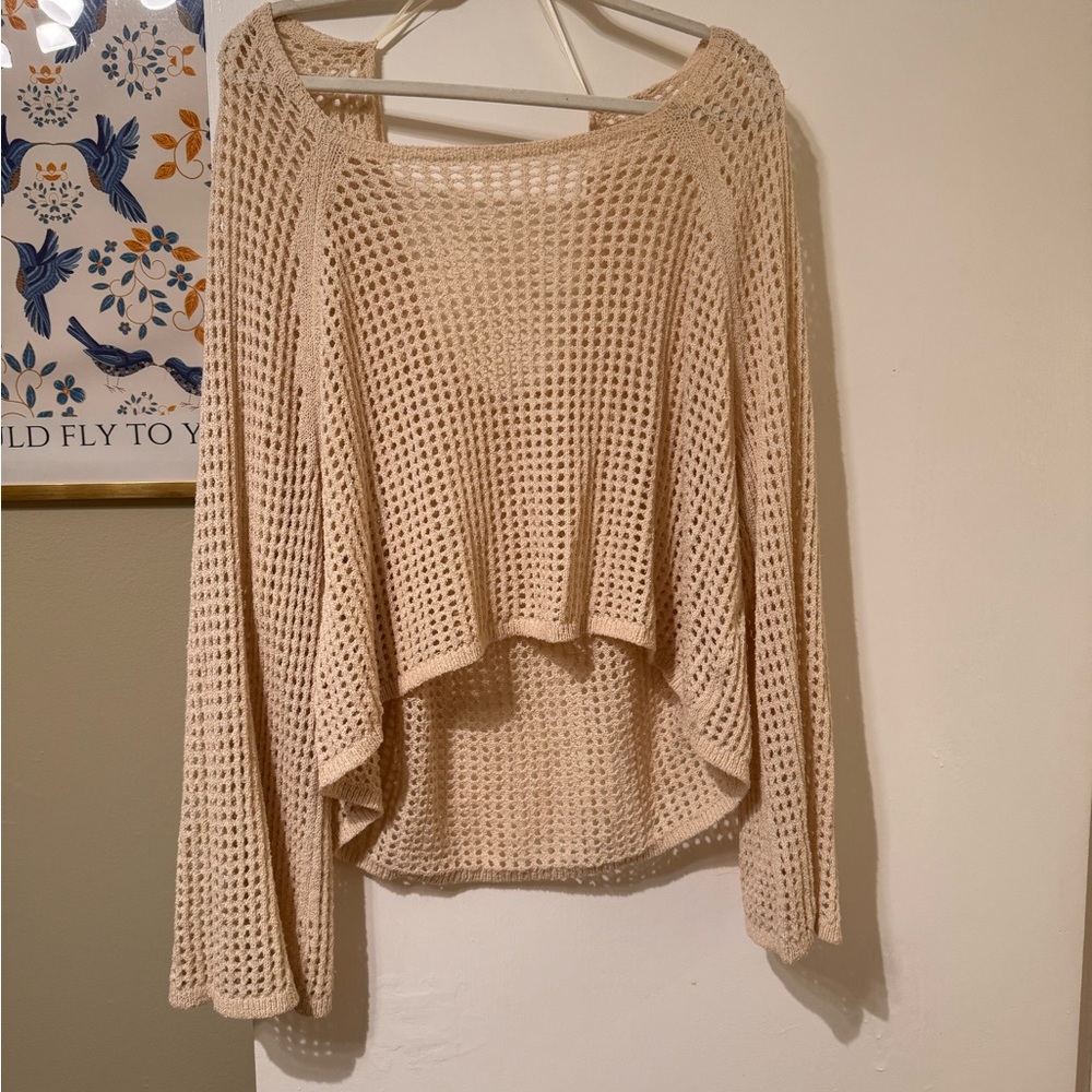 Women's beige knit Sweater